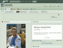 Tablet Screenshot of duamuteffe.deviantart.com