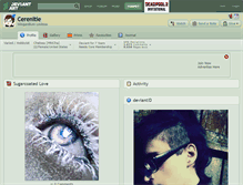 Tablet Screenshot of cerenitie.deviantart.com