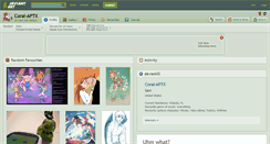Desktop Screenshot of coral-aptx.deviantart.com