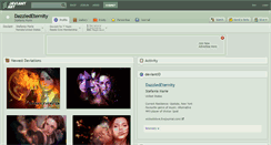 Desktop Screenshot of dazzledeternity.deviantart.com