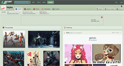 Desktop Screenshot of nepka.deviantart.com