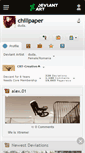 Mobile Screenshot of chillpaper.deviantart.com
