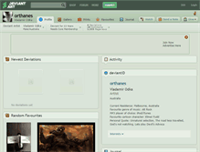 Tablet Screenshot of orthanes.deviantart.com