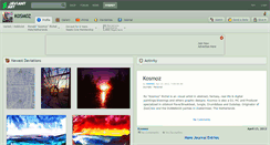 Desktop Screenshot of k0sm0z.deviantart.com