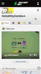 Mobile Screenshot of hellokittyzombie.deviantart.com