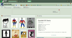 Desktop Screenshot of jayzerosnake.deviantart.com