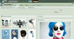 Desktop Screenshot of lora-zombie.deviantart.com