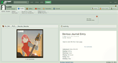 Desktop Screenshot of djdix.deviantart.com