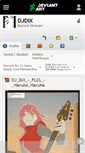 Mobile Screenshot of djdix.deviantart.com