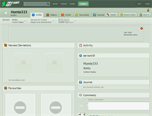 Tablet Screenshot of homie333.deviantart.com