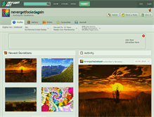 Tablet Screenshot of nevergetfooledagain.deviantart.com
