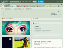 Tablet Screenshot of anesaki.deviantart.com