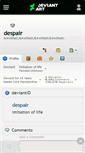 Mobile Screenshot of despair.deviantart.com
