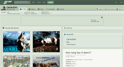 Desktop Screenshot of carrie-erin.deviantart.com