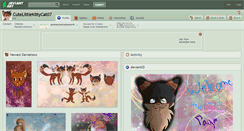 Desktop Screenshot of cutelittlekittycat07.deviantart.com