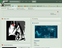 Tablet Screenshot of hatsukoii.deviantart.com