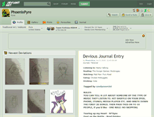 Tablet Screenshot of phoenixpyre.deviantart.com