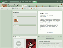 Tablet Screenshot of kemonomimi-girls.deviantart.com