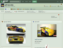 Tablet Screenshot of jeff-gorvette.deviantart.com