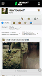 Mobile Screenshot of healyourself.deviantart.com