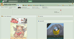 Desktop Screenshot of death-in-the-orchard.deviantart.com