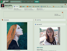 Tablet Screenshot of dark-tisha.deviantart.com