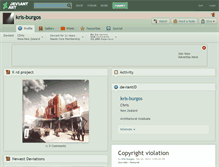 Tablet Screenshot of kris-burgos.deviantart.com