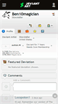 Mobile Screenshot of ben10magician.deviantart.com