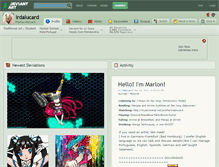 Tablet Screenshot of lrdalucard.deviantart.com