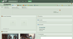 Desktop Screenshot of d-masochist.deviantart.com