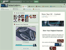 Tablet Screenshot of fantasycreators.deviantart.com