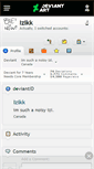 Mobile Screenshot of izikk.deviantart.com