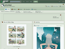 Tablet Screenshot of erinwitzel.deviantart.com