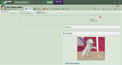 Desktop Screenshot of mini-moonwalker.deviantart.com
