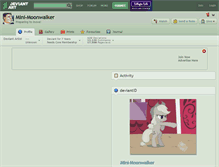 Tablet Screenshot of mini-moonwalker.deviantart.com