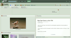 Desktop Screenshot of claudeg.deviantart.com