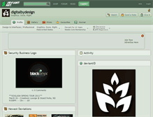 Tablet Screenshot of digitalbydesign.deviantart.com