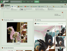 Tablet Screenshot of kristyd.deviantart.com