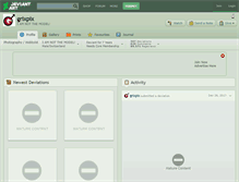 Tablet Screenshot of grixpix.deviantart.com