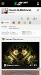 Mobile Screenshot of power-is-darkness.deviantart.com