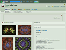 Tablet Screenshot of power-is-darkness.deviantart.com