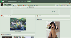 Desktop Screenshot of lilschmoopie.deviantart.com