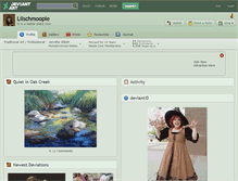Tablet Screenshot of lilschmoopie.deviantart.com