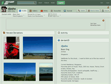 Tablet Screenshot of djosho.deviantart.com