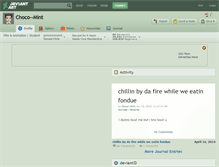 Tablet Screenshot of choco--mint.deviantart.com