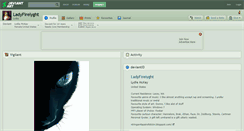 Desktop Screenshot of ladyfirelyght.deviantart.com