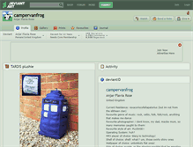 Tablet Screenshot of campervanfrog.deviantart.com