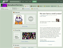 Tablet Screenshot of barneybunchfanclub.deviantart.com