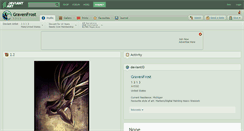 Desktop Screenshot of gravenfrost.deviantart.com
