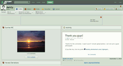 Desktop Screenshot of dark2y.deviantart.com